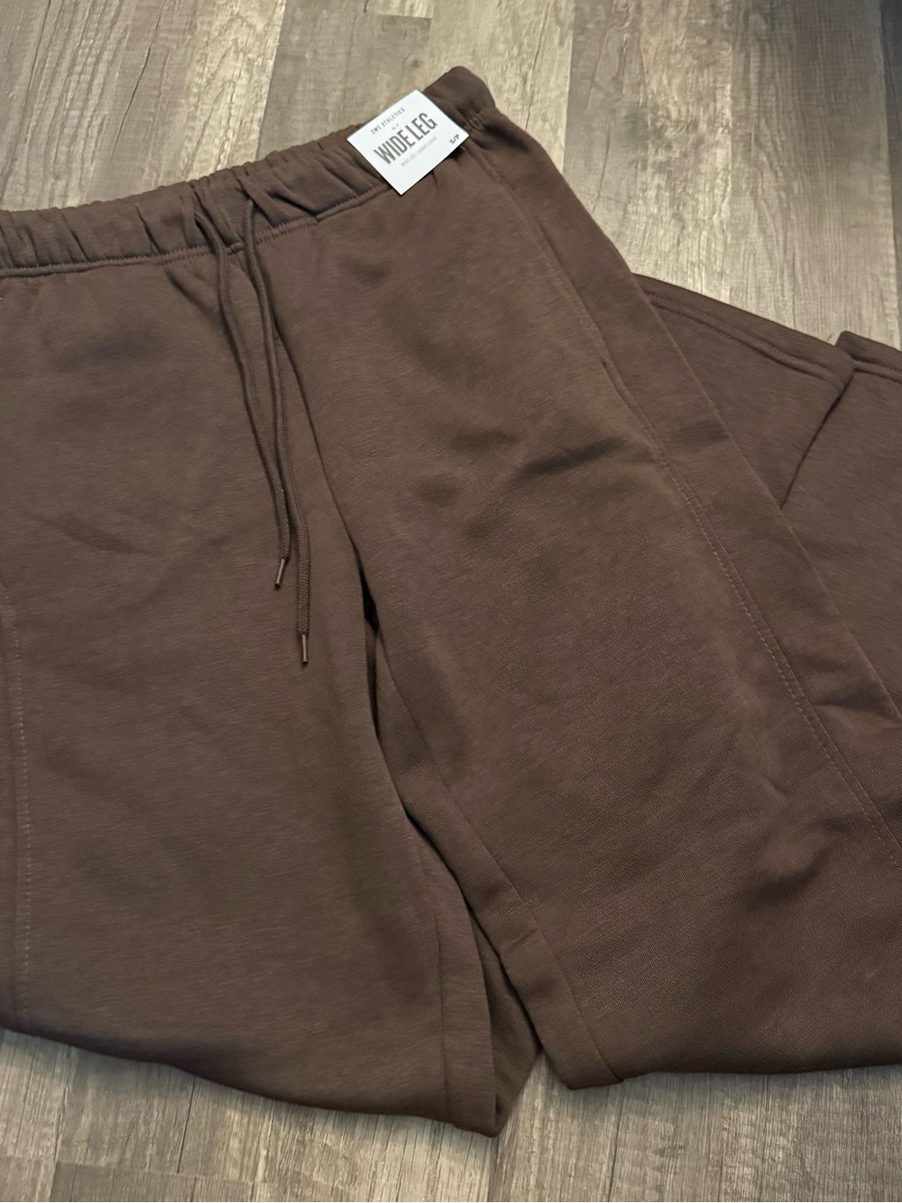 SWS Athletics Brown Wide Leg Sweatpants